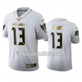 Camiseta Hombre NFL Tampa Bay Buccaneers Mike Evans 13 Nike Blanco Golden Edition 100th